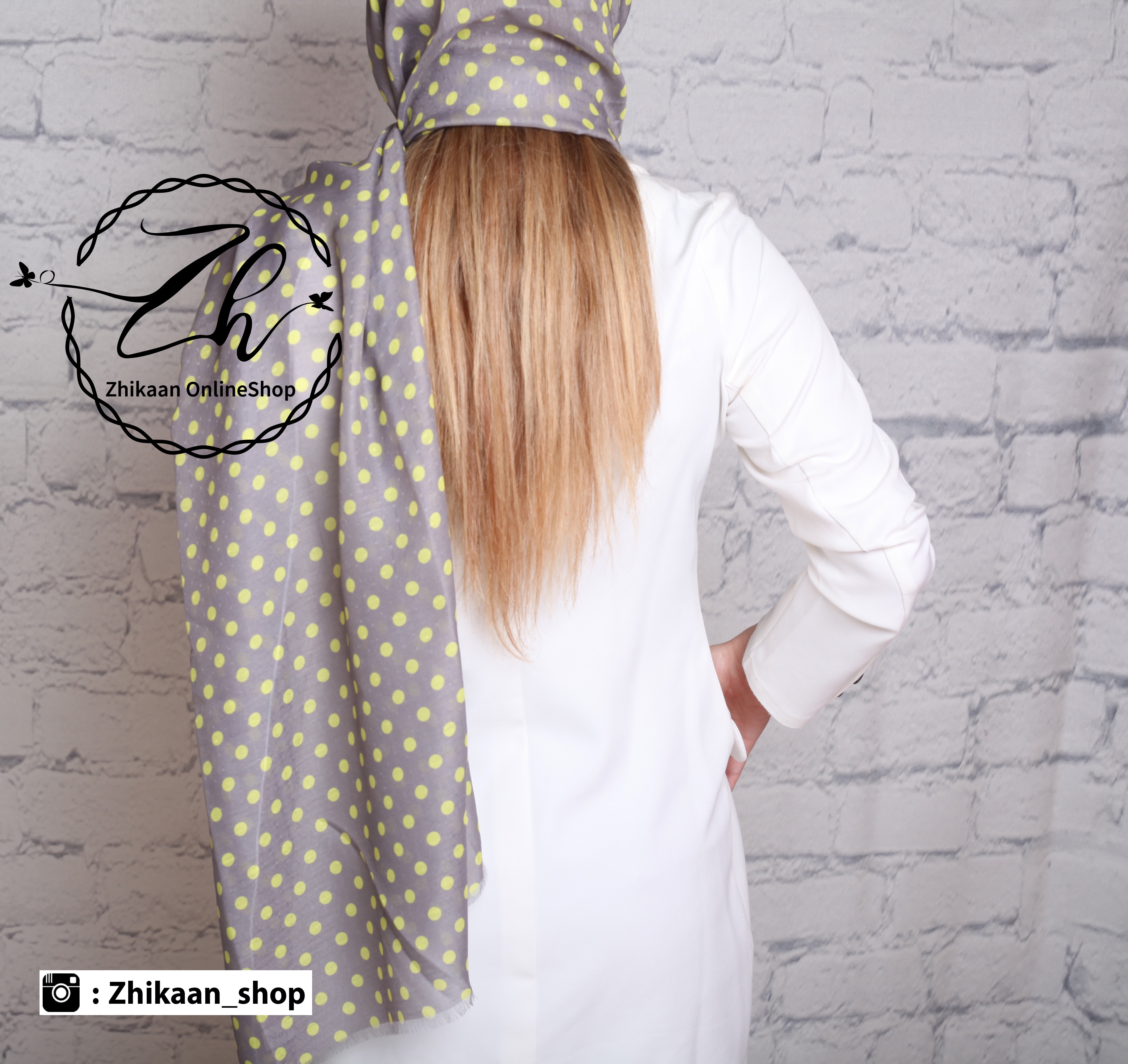 شال نخی طرحدار